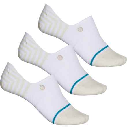 Stance Sensible Two No-Show Socks - 3-Pack, Below the Ankle (For Women) in White