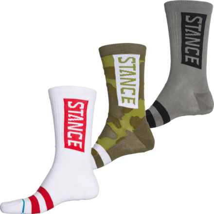 Stance The OG Socks - 3-Pack, Crew (For Men) in Camo