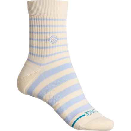 Stance Vista Casual Socks - Quarter Crew (For Women) in Ivory