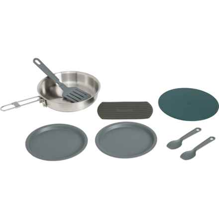 Stanley Adventure All-in-One Fry Pan Camp Cook Set - 9-Piece, Stainless Steel in Stainless Steel