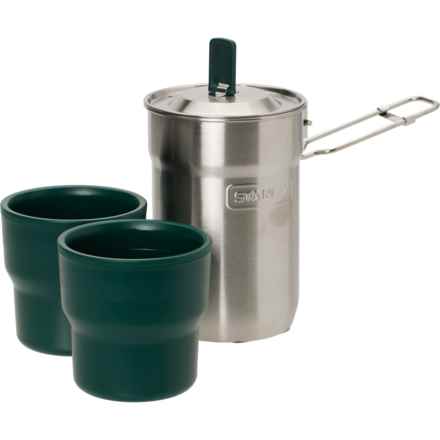 Stanley Adventure Nesting Two-Cup Camp Cook Set - Stainless Steel in Stainless Steel - Closeouts