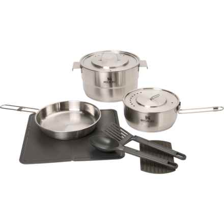 Stanley Adventure Pro Camp Cook Set - 11-Piece in Stainless Steel
