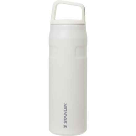 Stanley Aerolight IceFlow Water Bottle with Cap and Carry+ Lid - 24oz., Vacuum Insulated, Stainless Steel in Polar
