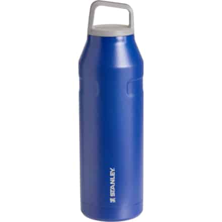 Stanley Aerolight IceFlow Water Bottle with Cap and Carry+ Lid - 50 oz., Vacuum Insulated, Stainless Steel