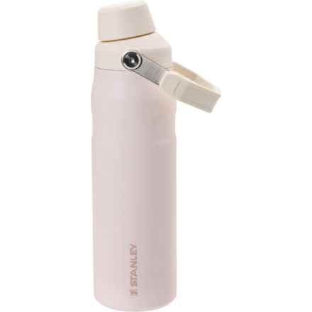 Stanley Aerolight Iceflow Water Bottle with Fast Flow Lid - 24 oz., Vacuum Insulated, Stainless Steel in Rose Quartz Glimmer