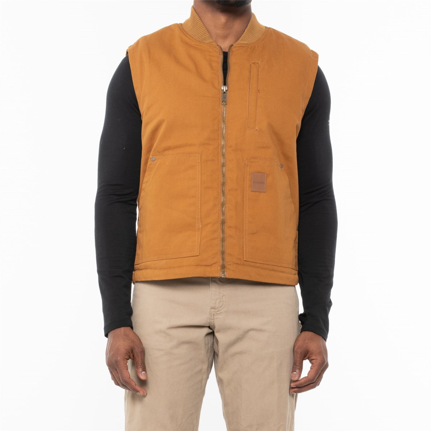 Stanley Canvas SherpaLined Work Vest (For Men) Save 50