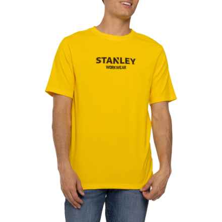 Stanley Chest and Back Hit Logo T-Shirt - Short Sleeve in Yellow