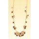 Stanley Creations Short Cluster Necklace - Garnet and Pearl