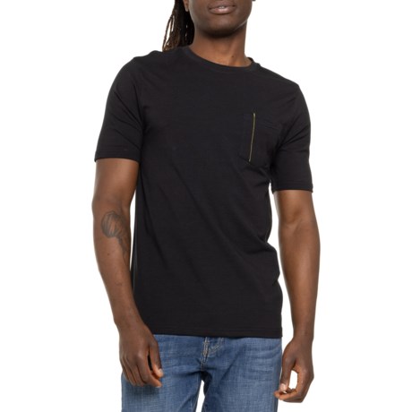 Stanley Logo Hit Chest Pocket T-Shirt - Short Sleeve in Black