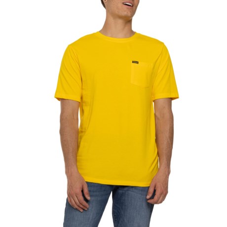 Stanley Pocket T-Shirt - Short Sleeve in Yellow