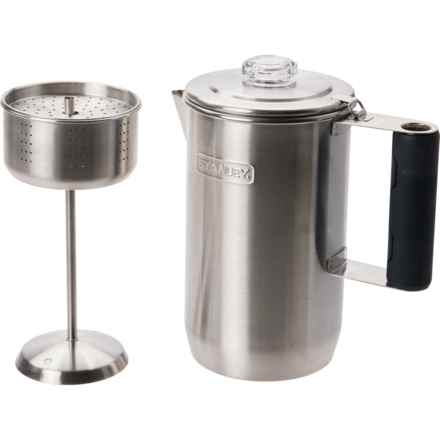 Stanley Stainless Steel Camp Percolator - 1.1 qt. in Stainless Steel