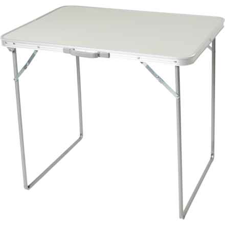 Stansport Folding Camping Table in Stainless Steel