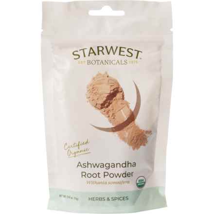 STARWEST Organic Ashwagandha Root Powder - 2.47 oz. in Multi