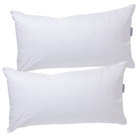 Stearns & Foster King 230 TC Calm and Comfort Pillows - 2-Pack, White in White