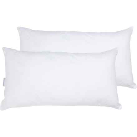 Stearns and Foster King 230 TC Calm and Comfort Pillows - 2-Pack, White in White