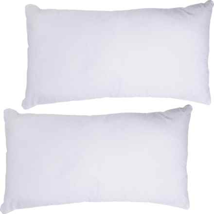 Stearns & Foster King 300 TC Lasting Support Striped Damask Pillows - 2-Pack, White in White