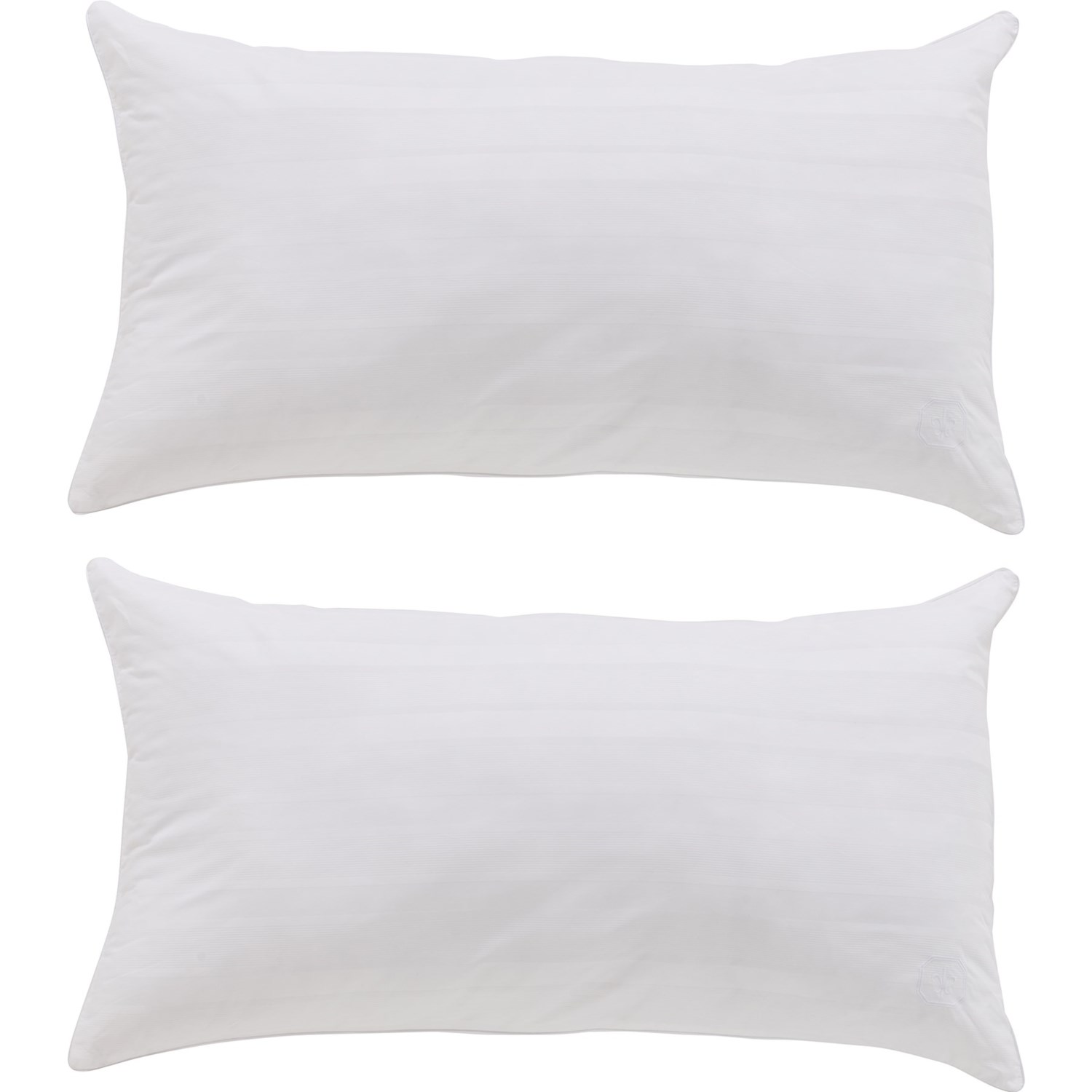 Stearns and Foster King 500 TC Cotton Dobby Pillows 2Pack, White
