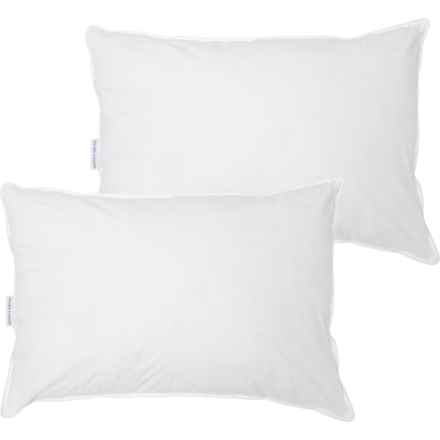 Stearns and Foster Standard-Queen 230 TC Calm and Comfort Pillow - 2-Pack, White in White