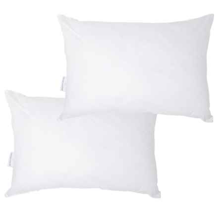 Stearns and Foster Standard-Queen 230 TC Calm and Comfort Pillows - 2-Pack, White in White