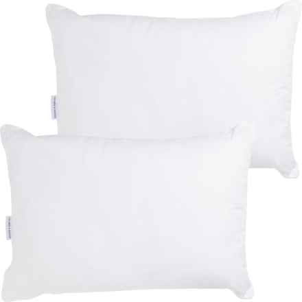 Stearns and Foster Standard-Queen 300 TC Dobby Bed Pillows - 2-Pack, White in White