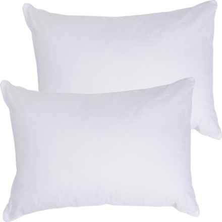 Stearns & Foster Standard-Queen 300 TC Lasting Support Striped Damask Pillows - 2-Pack, White in White