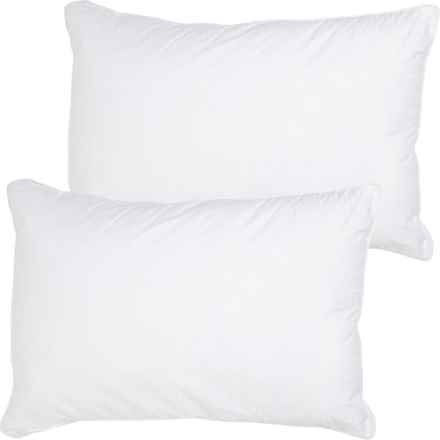 Stearns and Foster Standard-Queen 500 TC Dobby Synthetic Pillows - 2-Pack, White in White