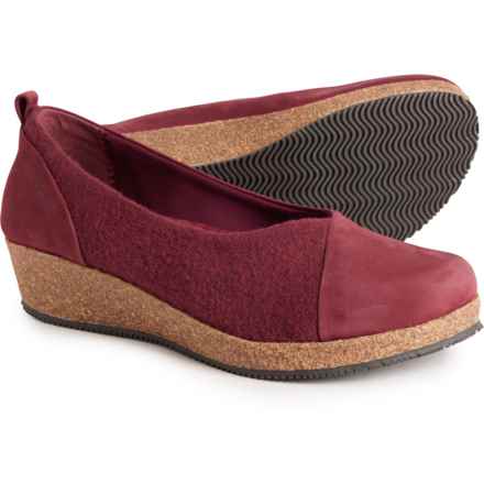 Stegmann Made in Portugal Sofie Wedge Shoes - Nubuck (For Women) in Violet