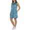 Stella Parker Ocean Print Collar Golf Dress and Undershorts - UPF 50, Sleeveless in Starlite