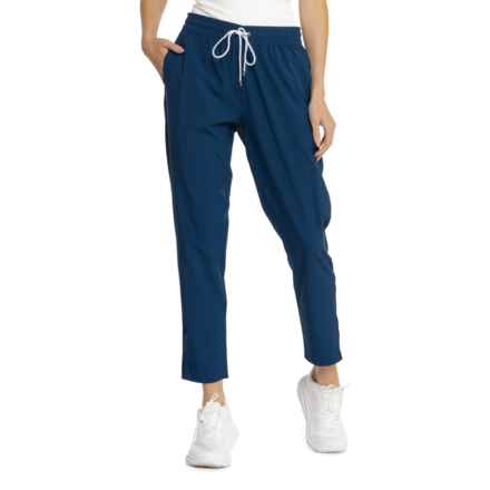 Stella Parker Tummy Control Pull-On Pants in Navy