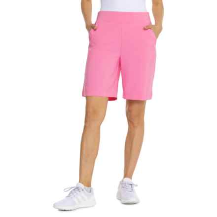 Stella Parker Tummy Control Pull-On Shorts - 9” in Pink Cosmos