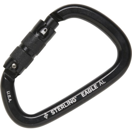 Black Summit 15M X 9Mm Utility Rope With Carabiner 