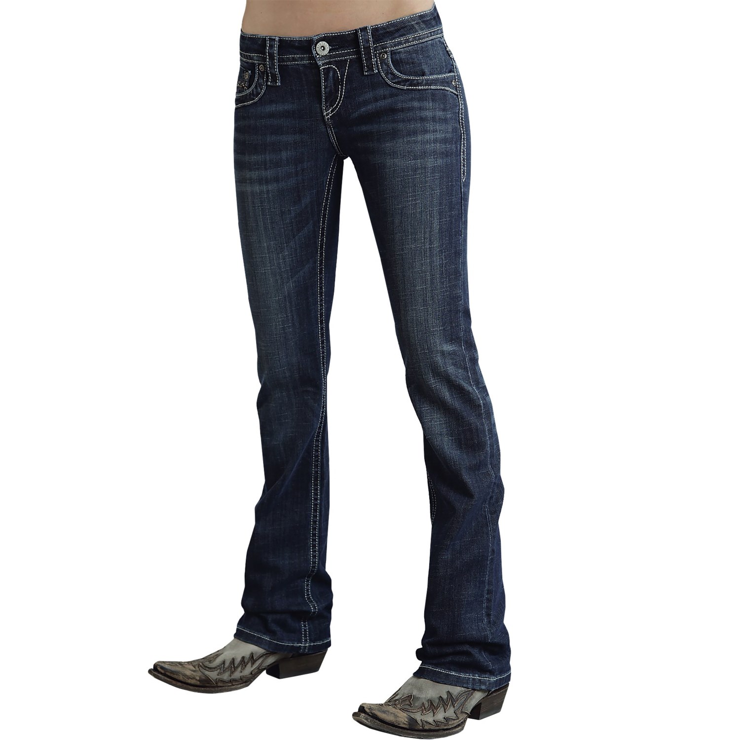 Stetson Contemporary Flap-Pocket Jeans (For Women) - Save 81%