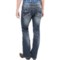 9432K_2 Stetson Flap Pocket Jeans - Low Rise, Bootcut (For Women)
