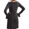9599G_2 Stetson Ruffled-Neck Dress - Stretch Rayon, Long Sleeve (For Women)