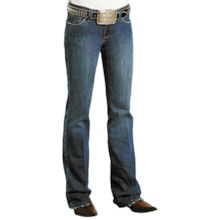 Stetson Western Jeans - Low Rise, Bootcut (For Women) in Dark Stone - Closeouts