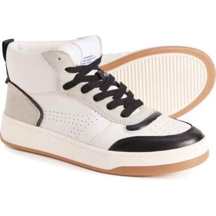Steve Madden Calypso High Top Sneakers - Leather (For Women) in Black