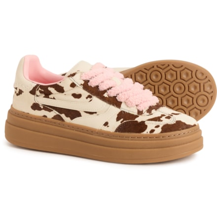 Coleman Brown Slip-On Leather Casual Steve Madden Sneakers with White Sole Canemon CNA Trop Men main image 2