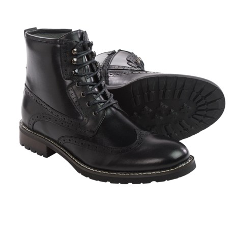 Steve Madden Obstrukt Boots – Leather, Wingtip (For Men)