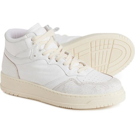 Steve Madden Wayne High Top Sneakers - Leather (For Women) in White
