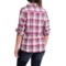 275GK_3 Stillwater Supply Co . Bold Stripe Flannel Shirt - Velvet Trim, Long Sleeve (For Women)