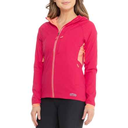 Stio Alpiner Polartec Alpha® Hooded Jacket - Insulated in Pink Verbena