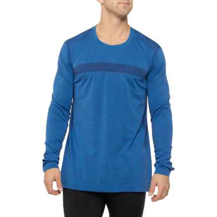 Stio Basis Midweight Base Layer Top - Long Sleeve in Alpine Lake Heather