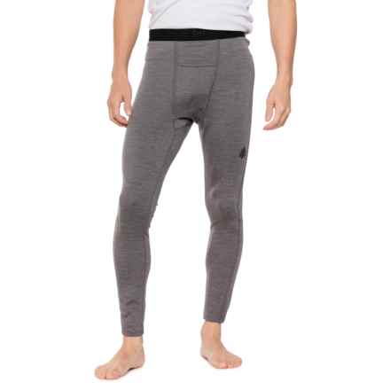 Stio Basis PeakWool Midweight Base Layer Bottoms - Merino Wool in Magnet Heather