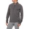 Stio Basis PeakWool Midweight Base Layer Top - Merino Wool, Zip Neck, Long Sleeve in Magnet Heather