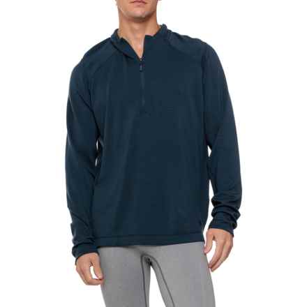 Stio Basis PeakWool Midweight Base Layer Top - Merino Wool, Zip Neck, Long Sleeve in Mountain Shadow