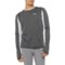 Stio Basis Polartec Power Wool® Midweight Base Layer Top - Wool, Long Sleeve in Abyss/Gray Fox