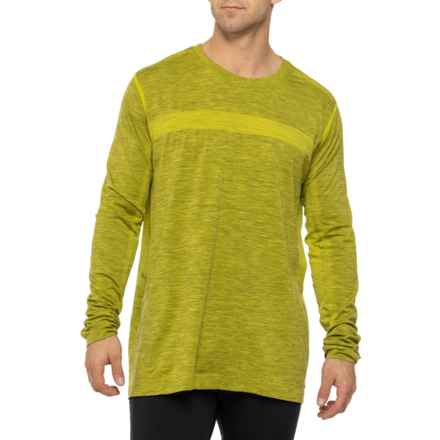 Stio Basis Seamless Midweight Base Layer Top - Long Sleeve in Bullfrog Heather