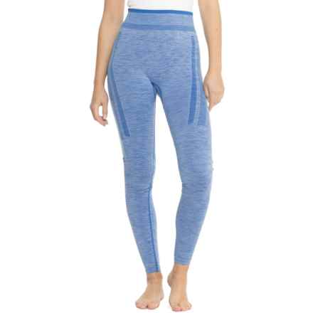 Stio Basis Seamless Tights in Wind River Blue Heather