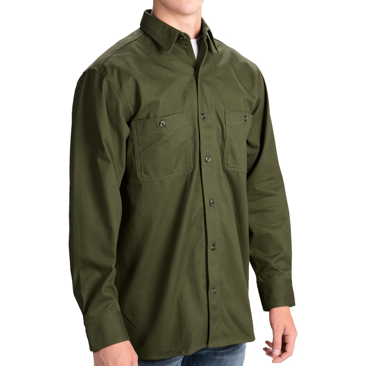 Stormy Kromer Solid Cotton Twill Shirt (For Men) - Save 71%