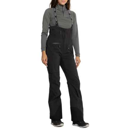 Strafe Willow Half Bib Ski Pants - Waterproof in Black